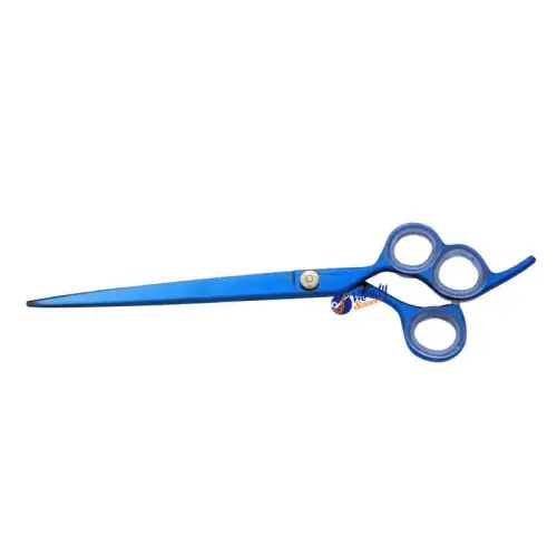 3-Hole Blue Pet Grooming Straight Shears