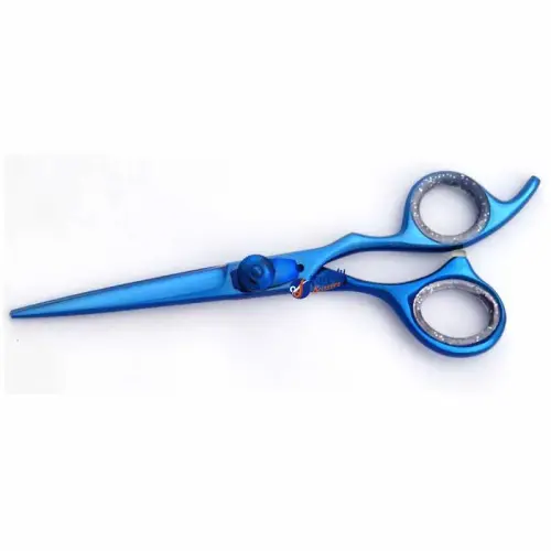 5.5 Inch Offset Hairdressing blue shears