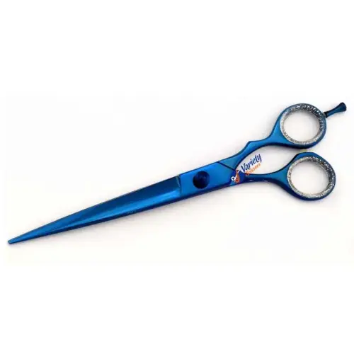 Dog Grooming Blue Straight Scissors