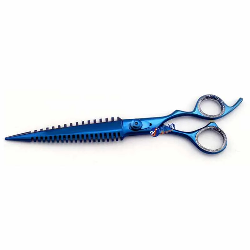 Fishbone Blue Professional Pet Grooming Shears