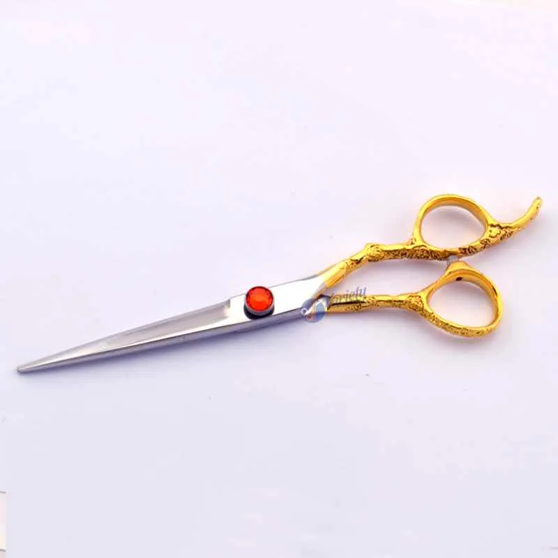 Gold Dragon Handle Professional Hair Cutting Scissors