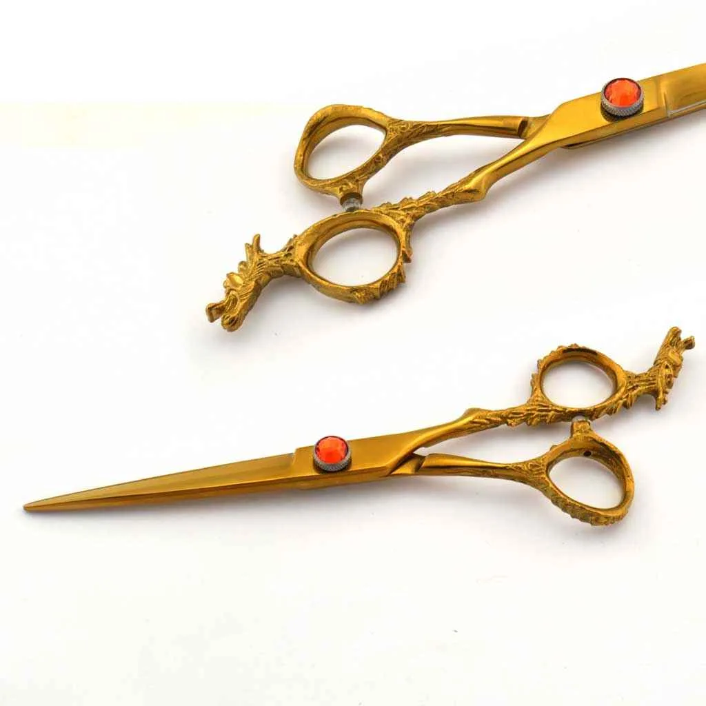 Golden Dragon Professional Hair Cutting Scissors