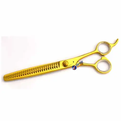 Golden Titanium Thinning Grooming Scissors