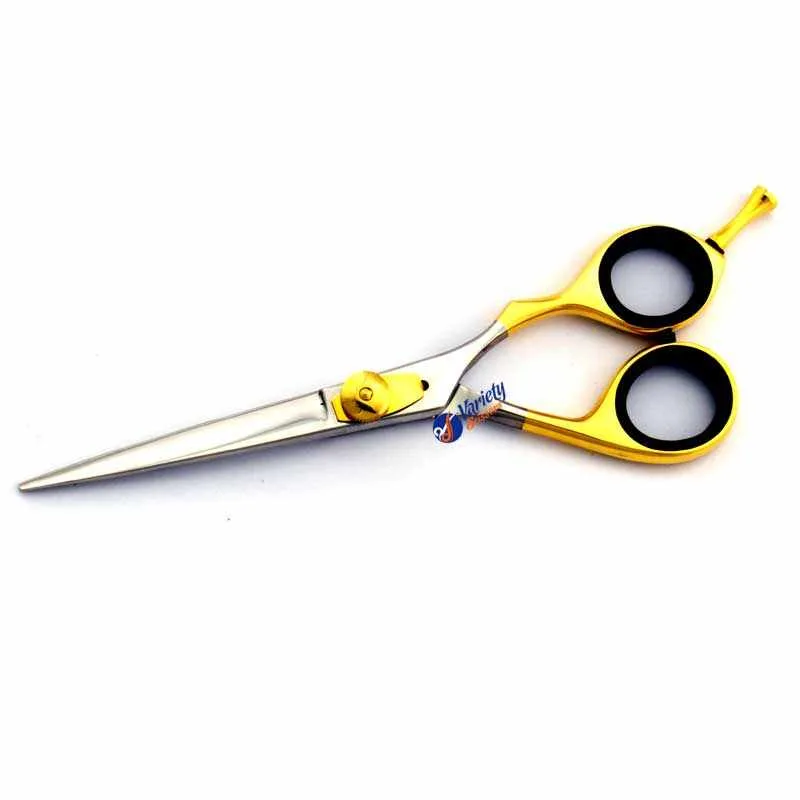 Half Golden Offset Hair Cutting Scissors