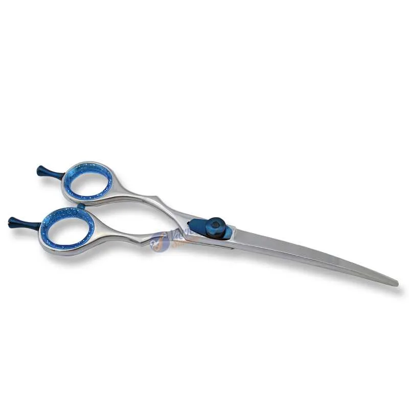 Left-Handed Dog Grooming Curved Scissors