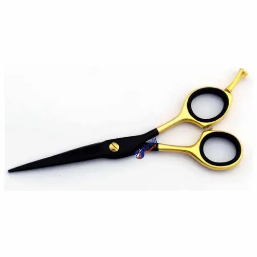 Lightweight Half Golden Barber Hair Cutting Scissors