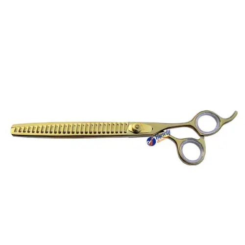 Lightweight Pet Grooming Golden Chunker Scissors