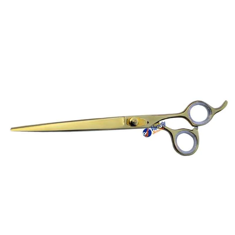 Lightweight Pet Grooming Straight Golden Scissors