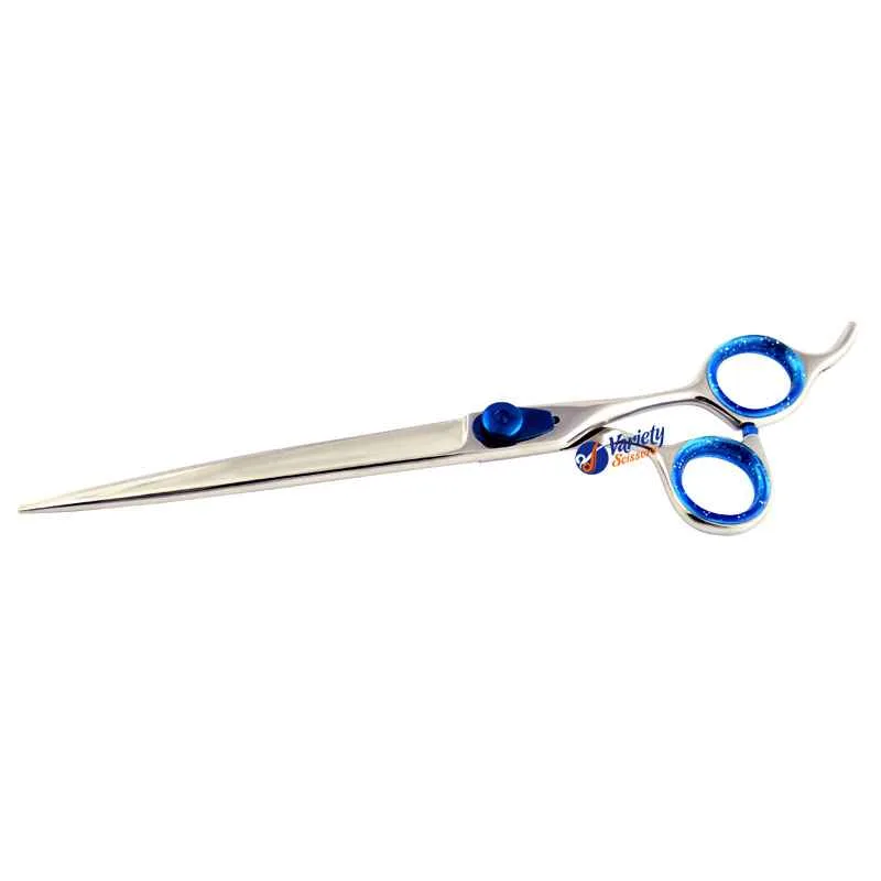 Lightweight Pet Grooming Straight Shears ? Blue Screw