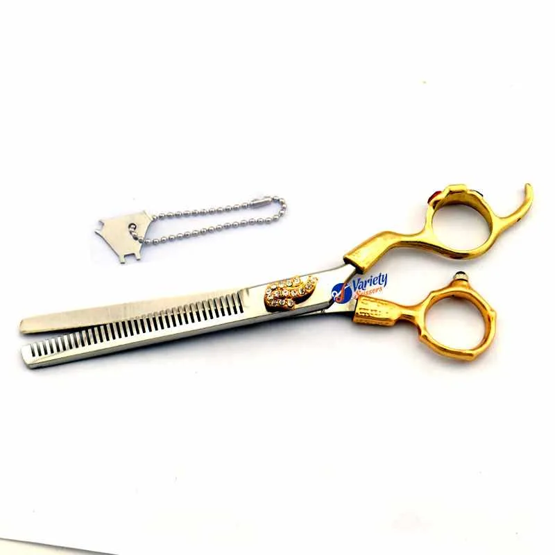Luxury Golden Professional Hair Thinning Scissors