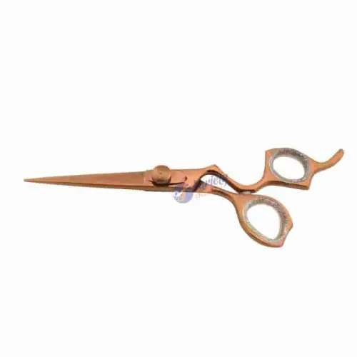 Offset rose gold scissors