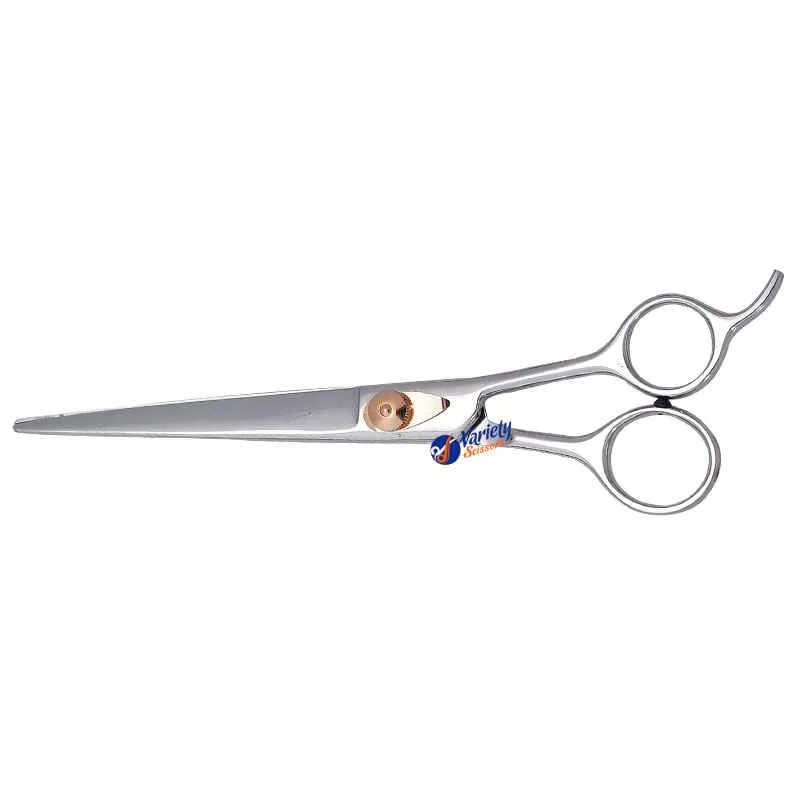 Panther Blue Titanium Straight Grooming Scissors