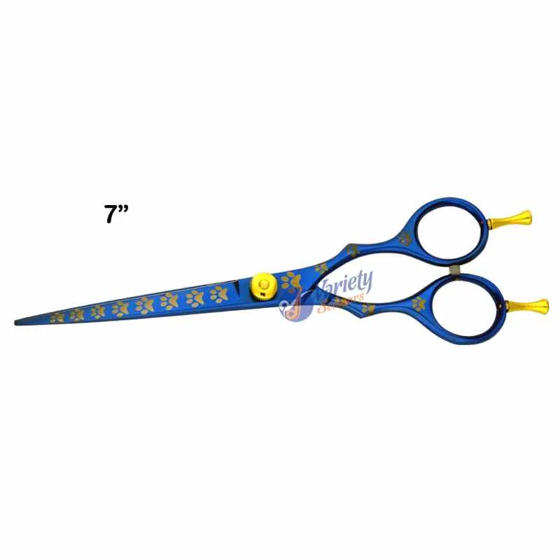 Princess Blue Dog Grooming Straight Scissors