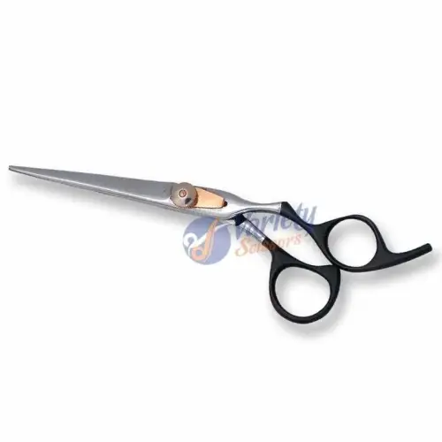 Professional Hair Cutting Scissors 6 Inch Half Black