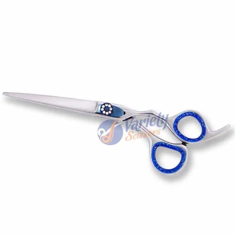 Professional Hairdressing Scissors 6 Inch White Jewel