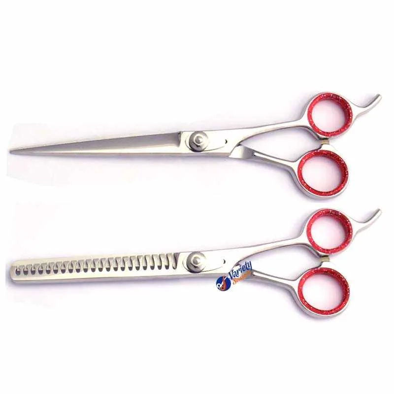 Professional Long Blade Grooming Scissors Set