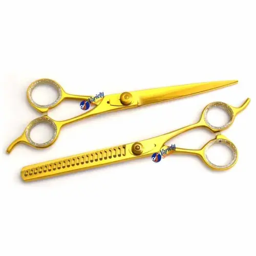 Professional Offset Grooming Scissors Set