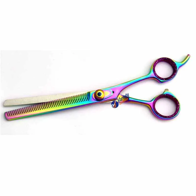 Professional Rainbow Thinning Grooming Scissors