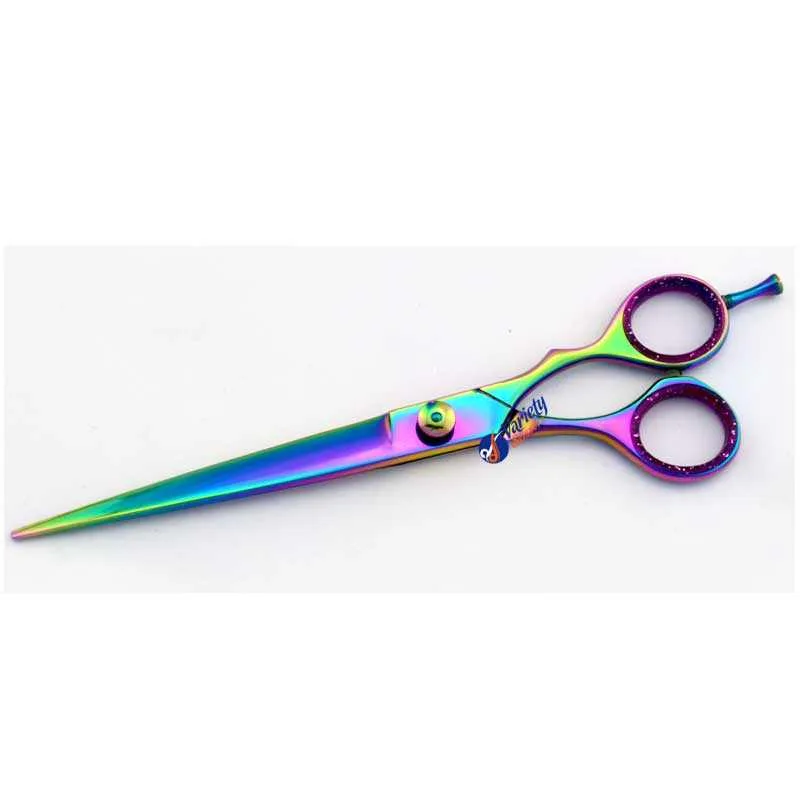Rainbow Dog Grooming Straight Scissors