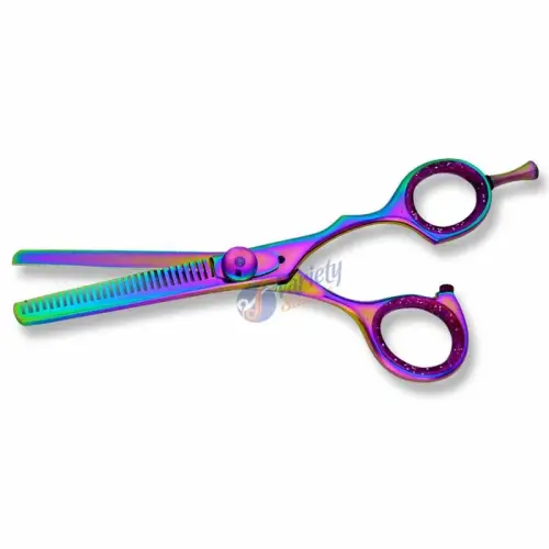 Rainbow Titanium Hair Thinning Scissors - VS-126RT