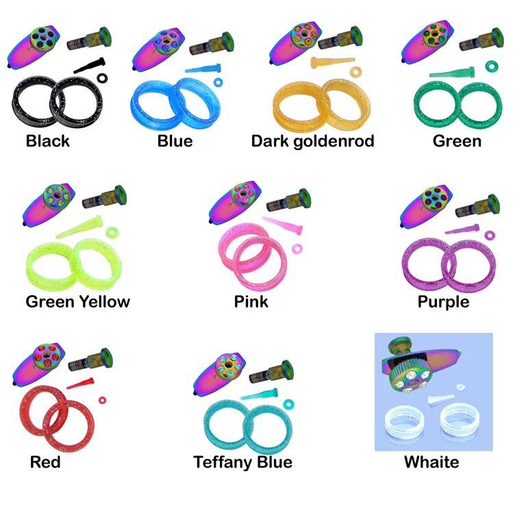 Rainbow Titanium Scissor Customization Kit