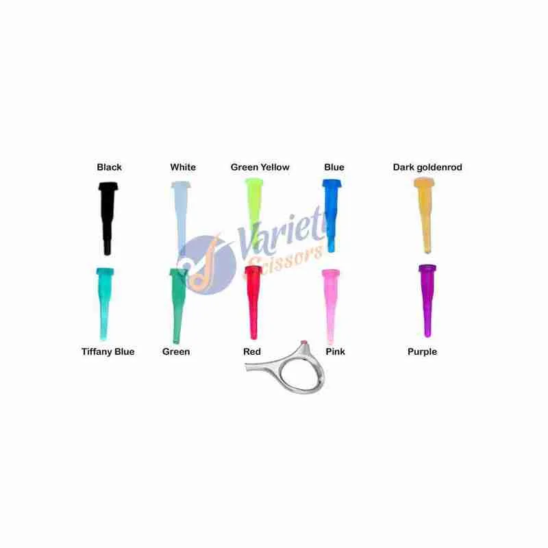 Colorful Silicone Bumpers & Stoppers for Professional Scissors