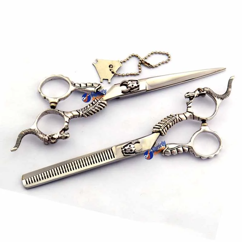 Skeleton Dragon Professional Hair Scissors Set