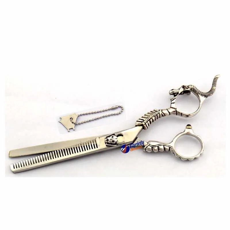 Skeleton Dragon Professional Hair Thinning Scissors