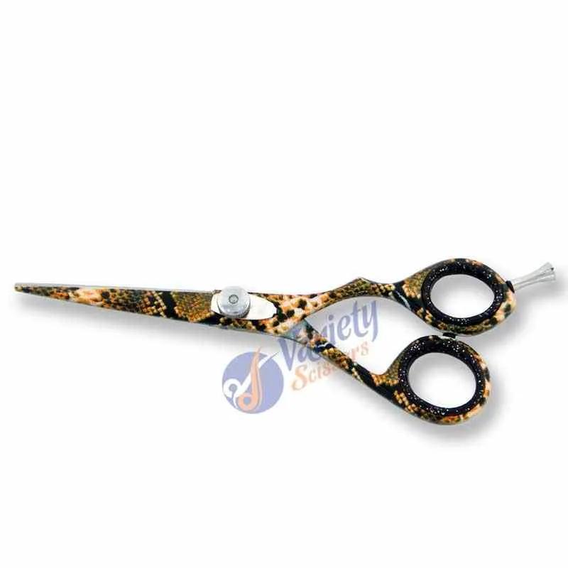 Snake Skin Texture Fashion Hair Scissors